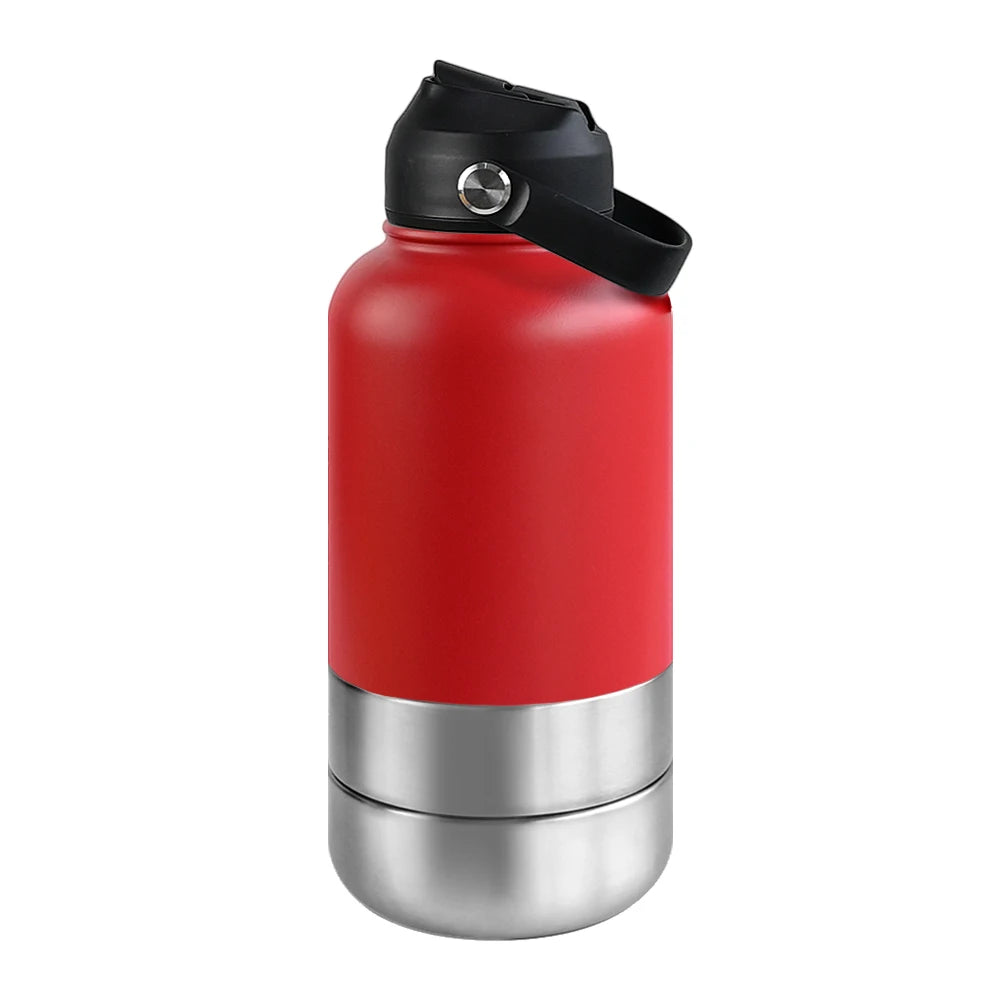 32Oz Portable 3 in 1 Pet Water Bottle