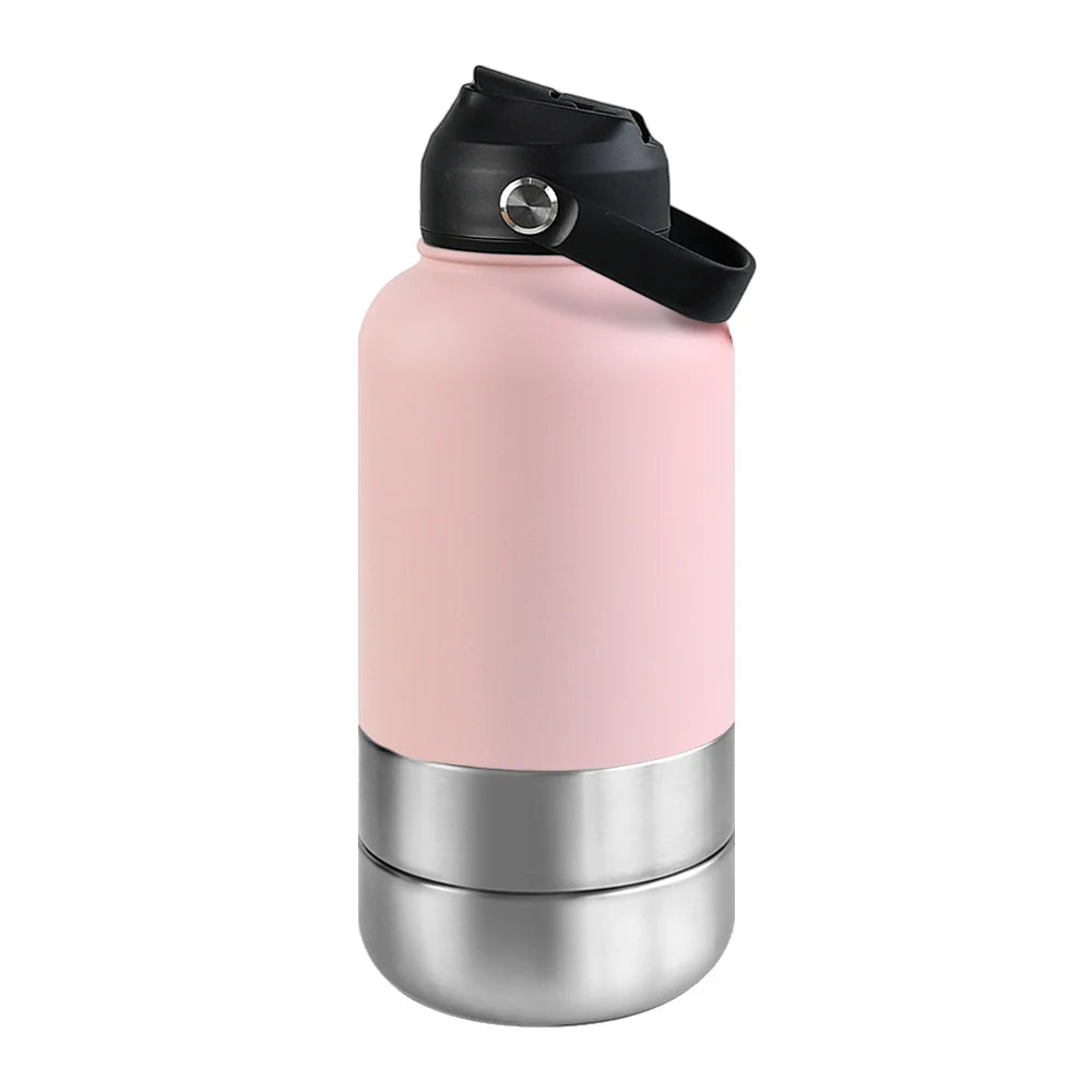 32Oz Portable 3 in 1 Pet Water Bottle