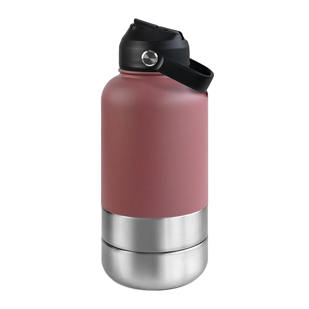 32Oz Portable 3 in 1 Pet Water Bottle