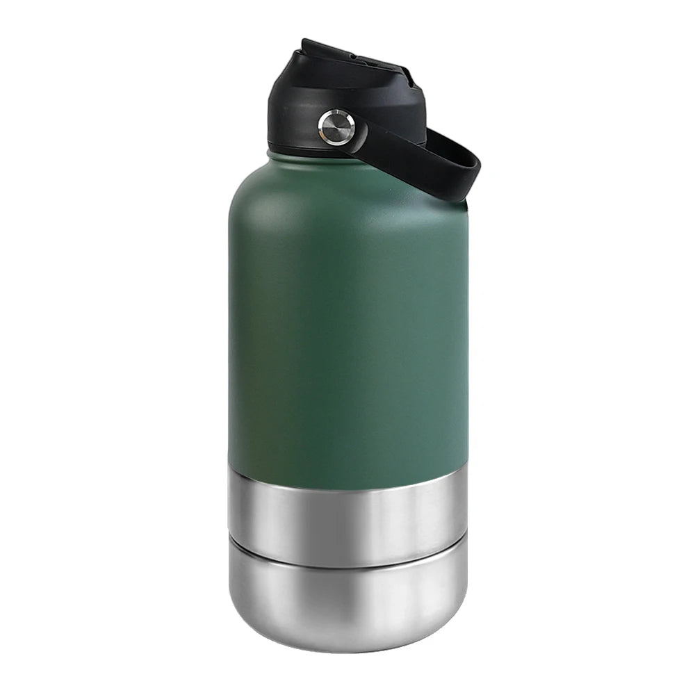 32Oz Portable 3 in 1 Pet Water Bottle