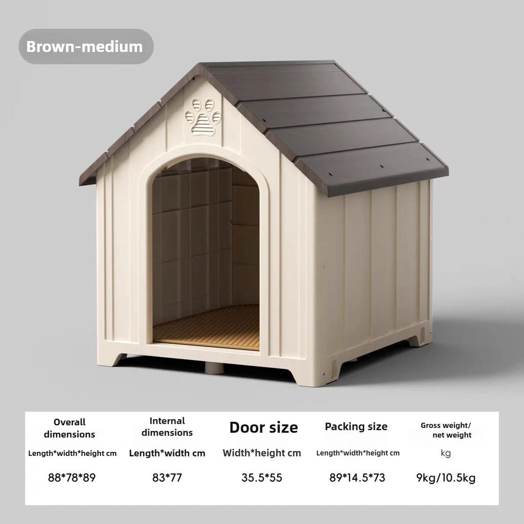 Dog House Outdoor Dogs Kennel Waterproof and Sun-proof