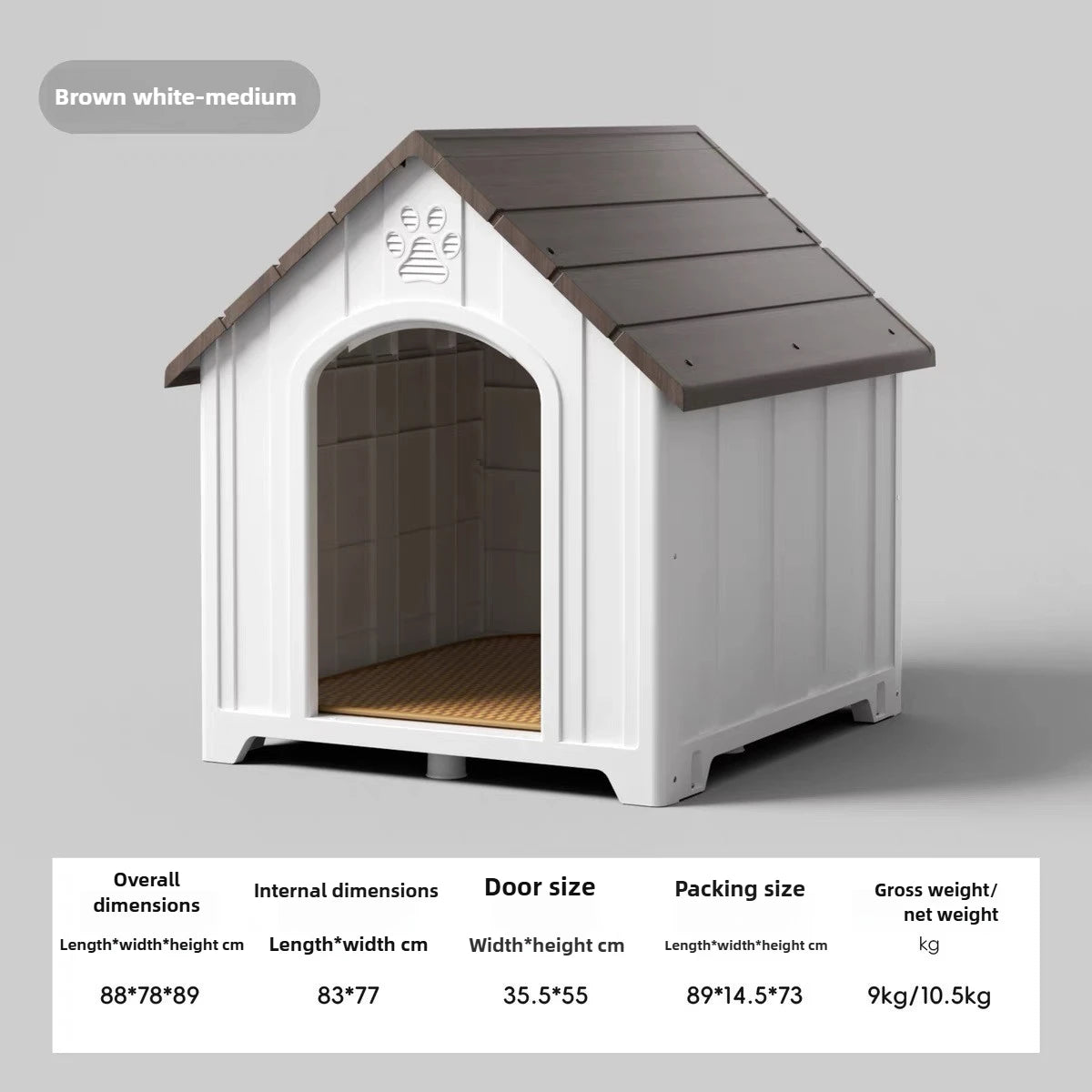 Dog House Outdoor Dogs Kennel Waterproof and Sun-proof